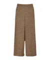 Twinset Twin-set Small Check Trousers In Multi