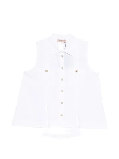 Twinset Chest-pocket Shirt In White