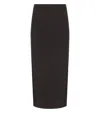 Twinset Chocolate Knitted Midi Skirt In Brown