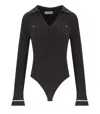 Twinset Chocolate Polo-bodysuit In Brown
