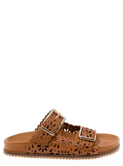 Twinset Ciabatta In Marrone