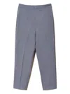 Twinset Cigarette Trousers In Gray