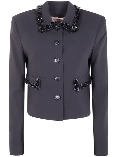 Twinset Classic Blazer Jacket In Black