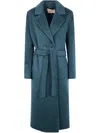 Twinset Twin-set Classic Coat In Brown