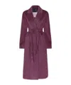 Twinset Classic Coat In Purple