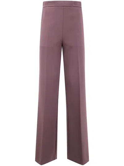 Twinset Classic Trousers In Pink