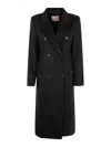 Twinset Twin-set Coat In Black