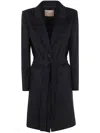 Twinset Elegant Wool Blend Jacket For Women In Blue
