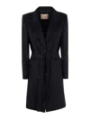 Shop Twinset Abrigo Corto - Azul In Blue