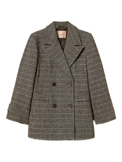 Twinset Coat In Green