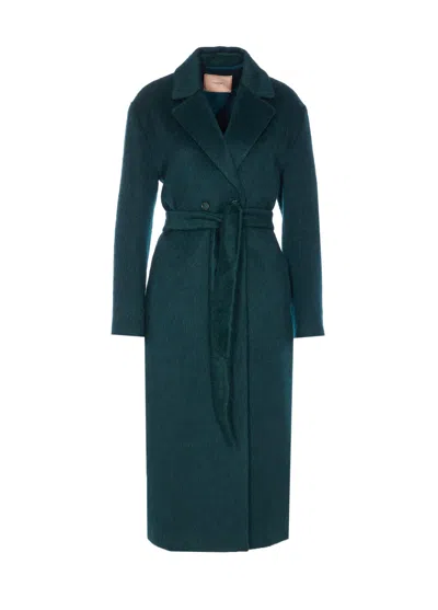 Twinset Coat In Green
