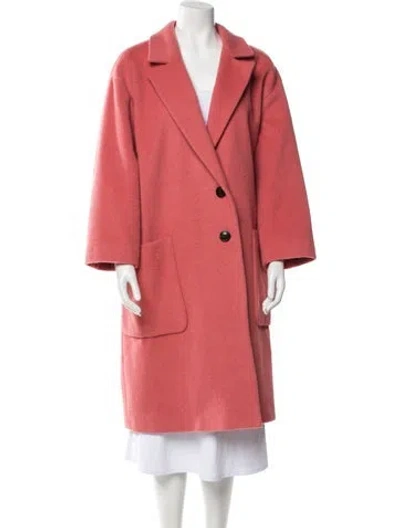 Pre-owned Twinset Coat In Pink