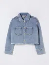Twinset Coat  Kids Color Denim In Denim