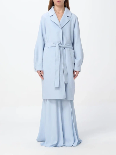 Twinset Coat  Woman Color Blue