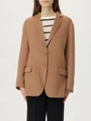 Twinset Coat  Woman Color Brown In Brown