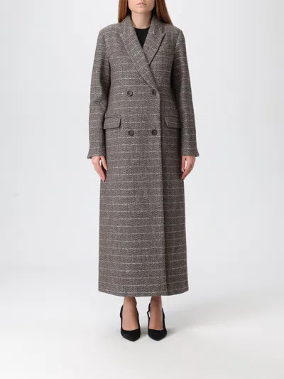 Twinset Coat  Woman Color Brown In Multi