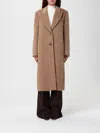 Twinset Coat  Woman Color Camel In Brown