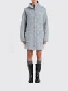 Twinset Coat  Woman Color Grey In Gray