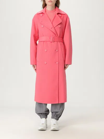Twinset Coat  Woman Color Peach In Orange