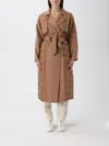 Twinset Coat  Woman Color Sand In Brown