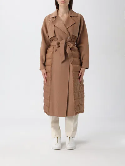 Twinset Coat  Woman Color Sand In Brown