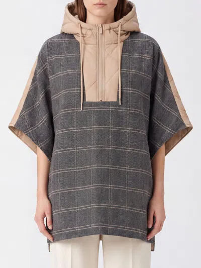 Twinset Coat Woman Color Grey In Gray