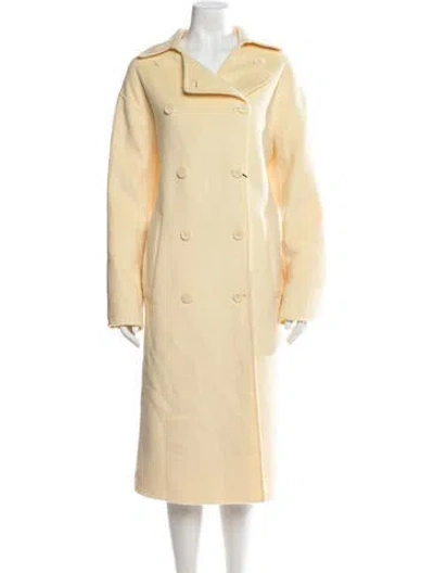 Pre-owned Twinset Coat In Yellow