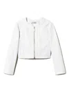 Twinset Kids' Coated Jacket In White