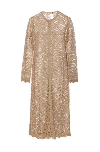 Twinset Coats & Jackets In Beige
