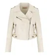 Twinset White Biker Jacket In White