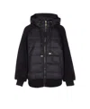Twinset Twin-set Quilted Polyamide Jacket In Black