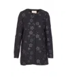 Twinset Black Jacket Frontal Buttons Closure In Black