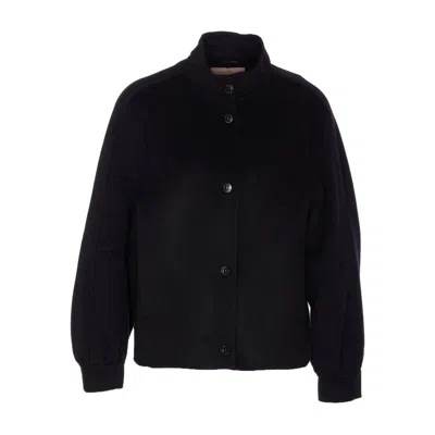TWINSET COATS BLACK