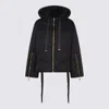 Twinset Hooded Zip-fastening Jacket In Black
