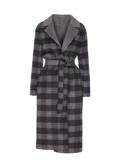 Twinset Coats In Gray