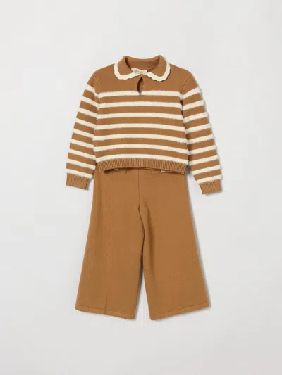 Twinset Co-ord Kids Color White In Brown