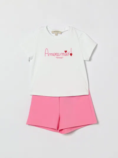 Twinset Co-ord  Kids Color White In Multi