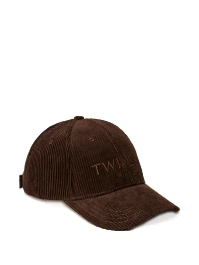 TWINSET CORDUROY BASEBALL HAT