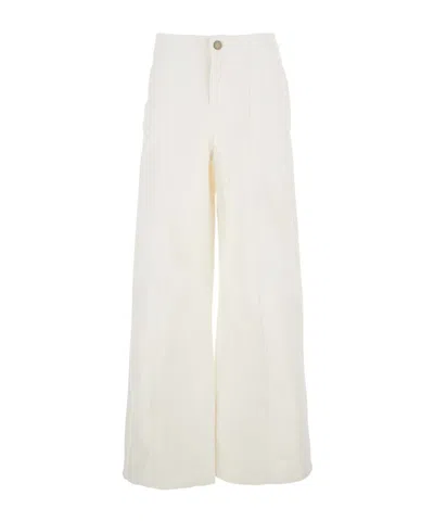 TWINSET TWINSET WIDE-LEG CORDUROY TROUSERS