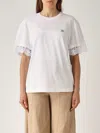 Twinset Cotone T-shirt In Bianco