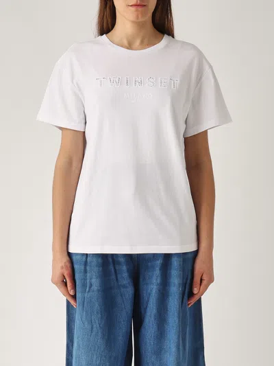 Twinset Cotone T-shirt In White