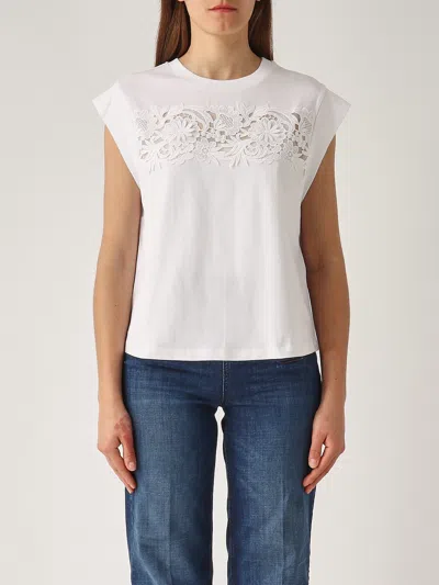 Twinset Cotone T-shirt In White