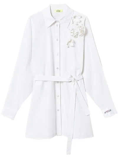 Twinset Cotton Shirt In White