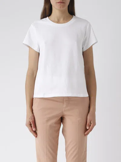 Twinset Cotton T-shirt In Bianco