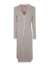 Twinset Twin-set Maxi Cardigan In White