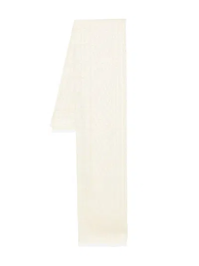 TWINSET CREAM SCARF