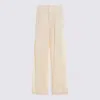 Twinset Cream Viscose Pants