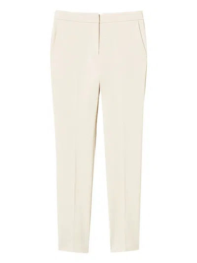 Twinset Creased Trousers In Neutral
