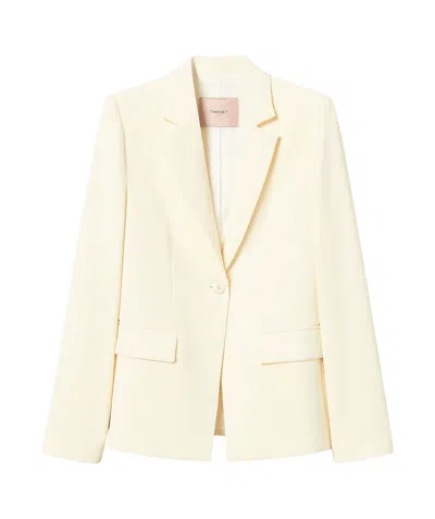 TWINSET TWINSET SINGLE BUTTON BLAZER JACKET