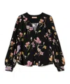 Twinset Twin Set 'iris' Shirt In Black